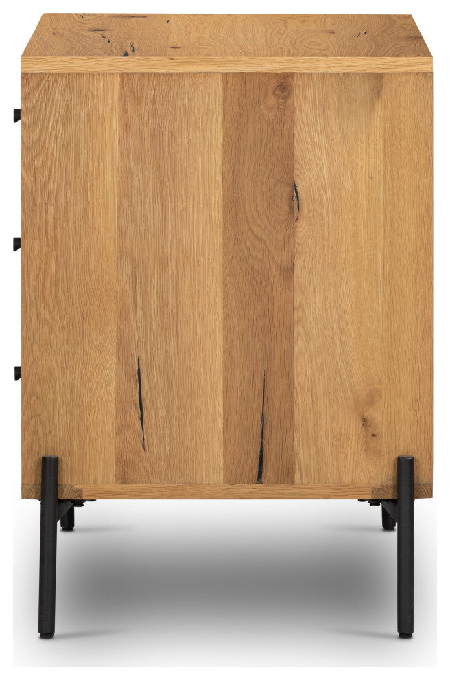 Eaton Large Nightstand-Light Oak Resin