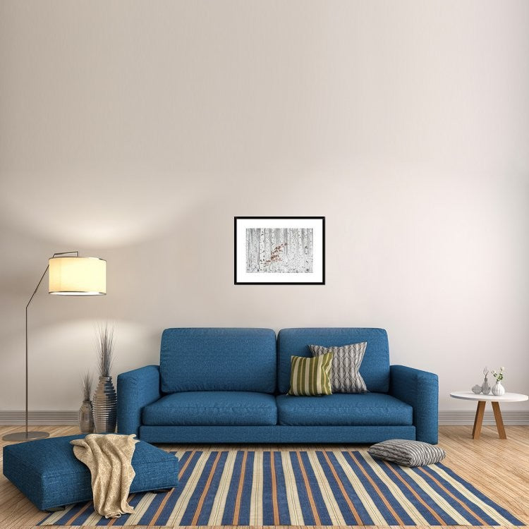 "From White" Framed Digital Print by Donghee Han, 30x22"