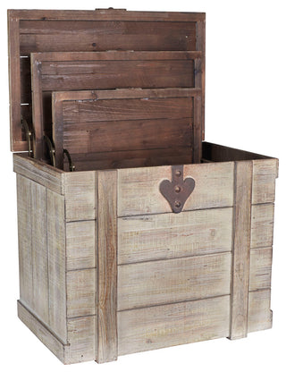 Antiqued Decorative Trunk