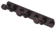Pipeline 3 Position Multi Hook, Antique Bronze