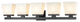 Zlite 1937-5V-MB 5-Light Vanity, Etched Opal