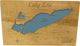 Lake Erie, New York-Wood Lake Map, Large Standout