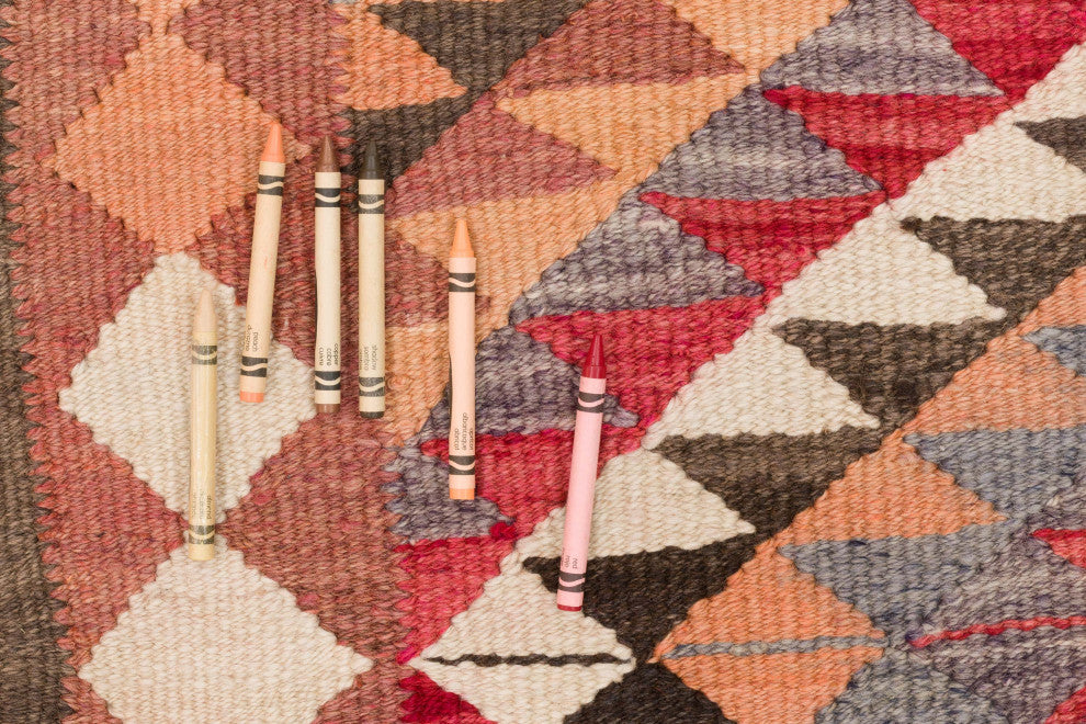 Vintage Turkish Kilim Runner 3' 3" x 10' 6", 39 in. x 126 in.
