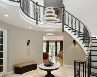 Modern Chrome 7-Light Chandelier