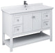 Fresca Manchester 48" Traditional Wood Bathroom Cabinet with Top/Sink in White