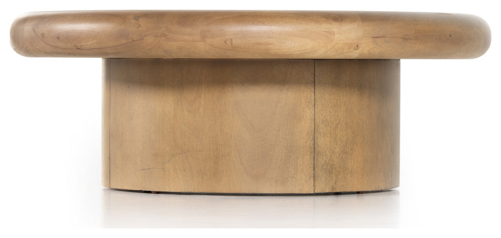 Zach Coffee Table-Burnished Parawood