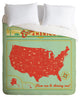 Deny Designs Anderson Design Group Explore America Duvet Cover - Lightweight