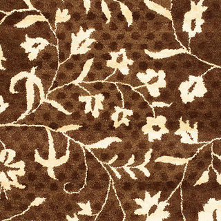 Safavieh Soho Soh843A Floral Rug, Brown/Ivory, 6'0"x6'0" Square