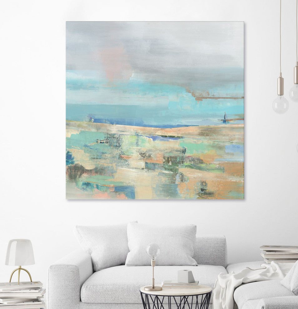 Low Tide I - 72 x 72 by Nancy Ngo