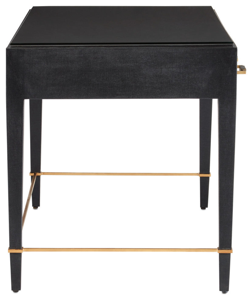 Verona Black Large Desk