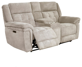 Richland Bristol Grey Power Reclining Sofa and Loveseat