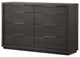 Modus Oxford Eight-Drawer Dresser in Basalt Grey