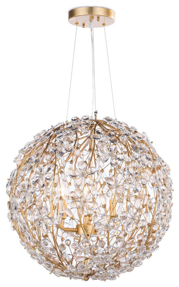 Cheshire Small Chandelier, Gold
