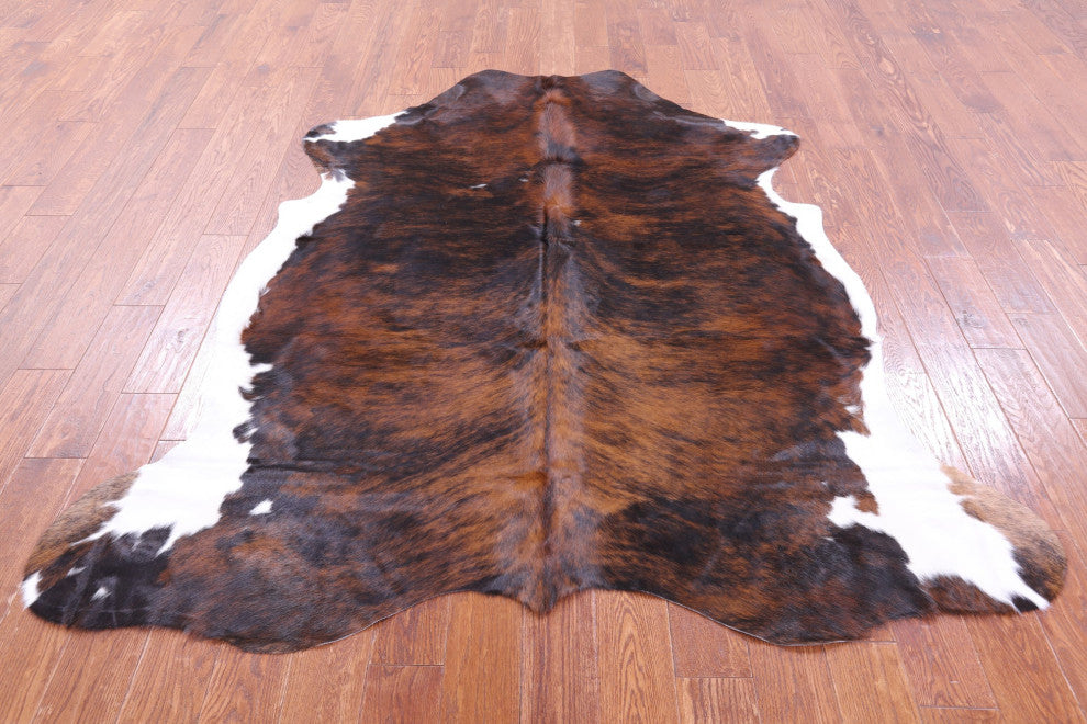 Brindle Natural Cowhide Rug 6' 11" X 6' 3" C2200
