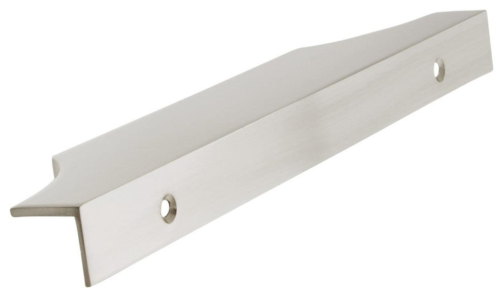 Extent 6-9/16" CTC Cabinet Edge Pull, Satin Nickel
