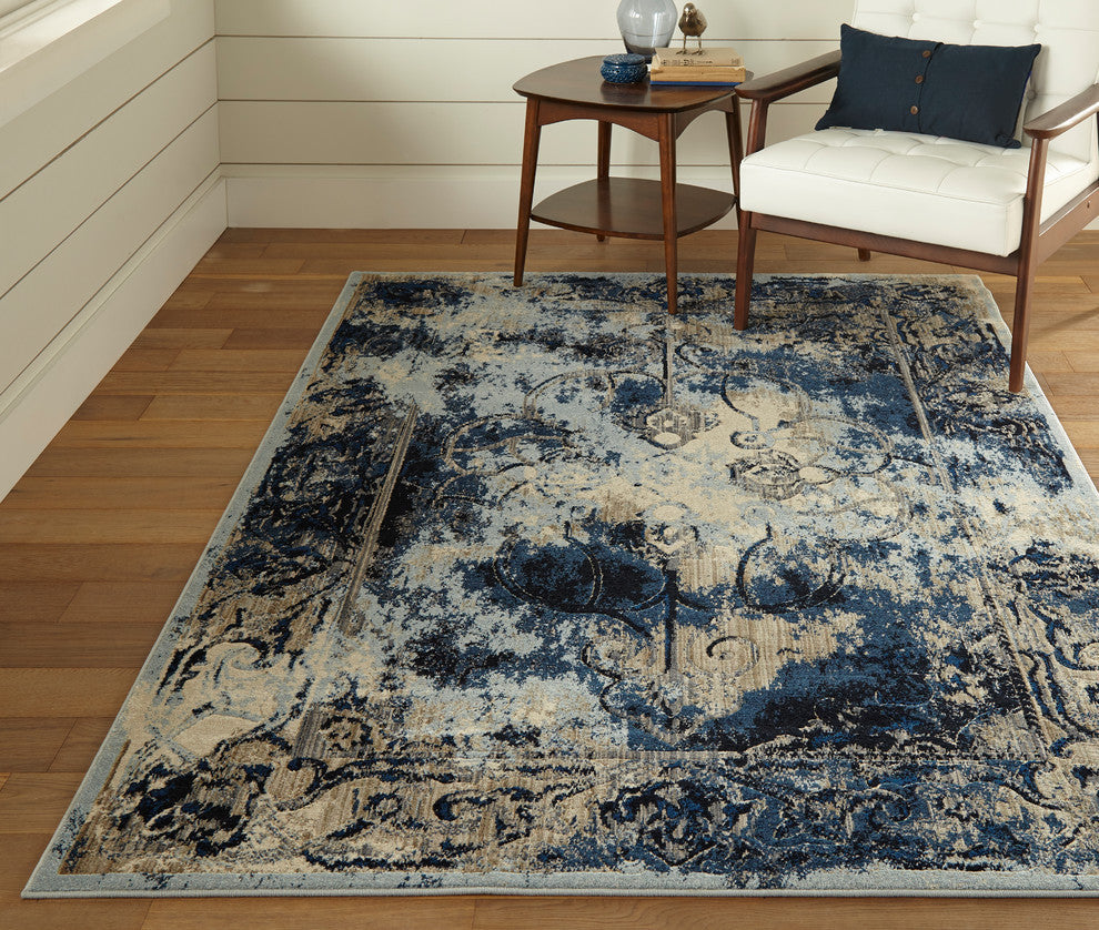 Weave & Wander Carini Rug, Thundercloud, 2'2"x4'