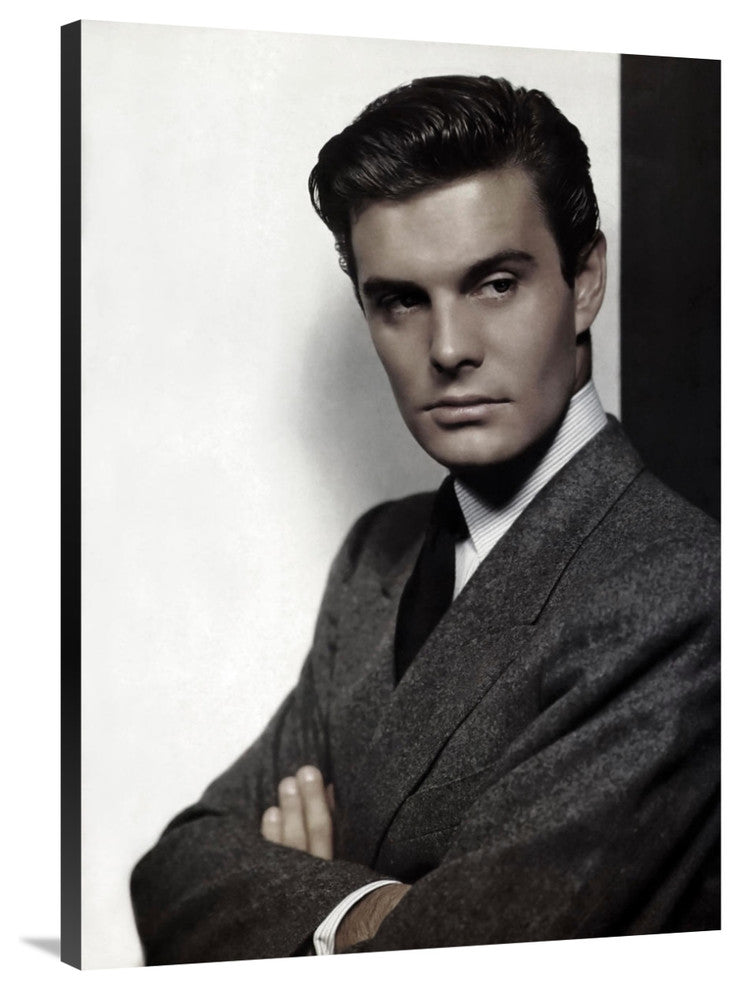 "Louis Jourdan" Stretched Canvas Giclee by Hollywood Photo Archive, 29x40"