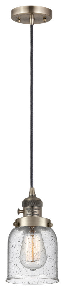 INNOVATIONS 201CSW-AB-G54-LED 1-Light Mini Pendant Antique Brass