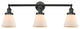 Innovations Lighting 205-Bk-S-G61-Led 3 Light Dimmable Led Bathroom Fixture
