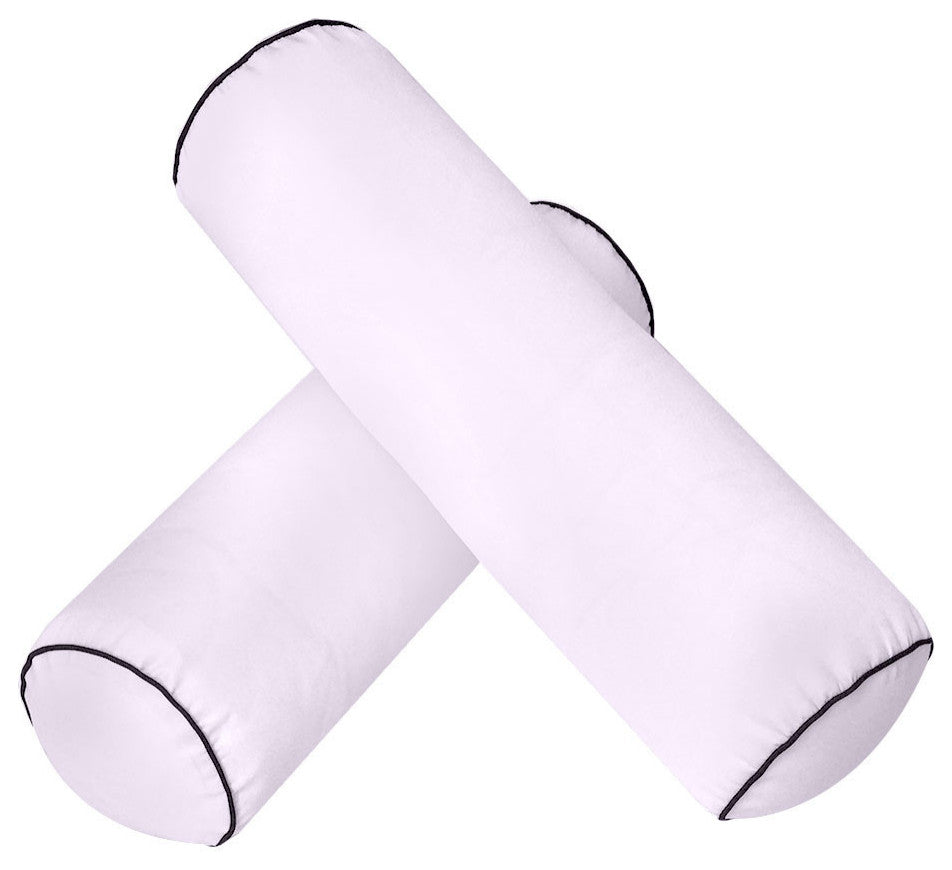 Style6 Queen Contrast Pipe Outdoor Mattress Bolster SlipCover COMPLETE SET AD107