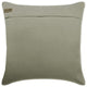 Pintucks & Textured Silver Faux Leather 20"x20" Pillow Cover, Stunning Silver