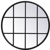 Elegant Lighting MR632828 Motif 28" Diameter Circular Metal - Black