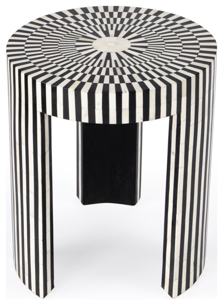 Rimma Bone Inlay Side Table