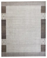 Weave & Wander Yurie Rug, Light Gray, 7'9"x9'9"