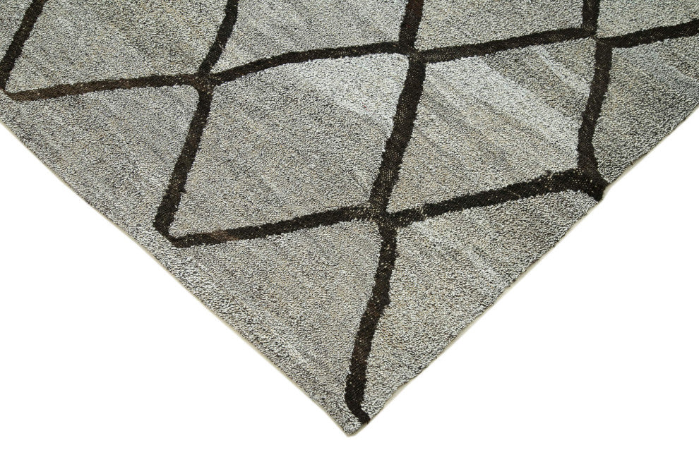 Rug N Carpet - Handwoven Turkish 8' 1'' x 10' 5'' Flatweave Wool Kilim Rug