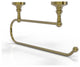 Waverly Place Under Cabinet Paper Towel Holder, Unlacquered Brass