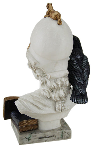 The Raven Nevermore On Pallas Athena Bust Statue