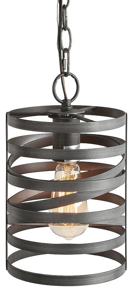 LALUZ 1-Light Pendant Lighting Iron Ceiling Hanging Lights
