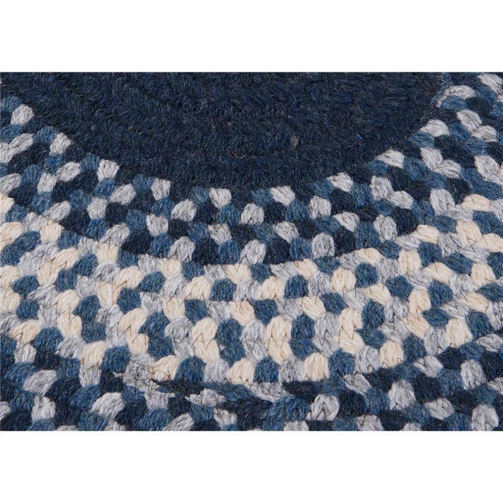 Colonial Mills Rug North Ridge Navy Runner, Oval