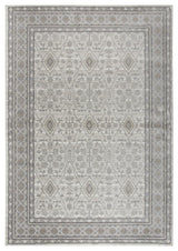 Rizzy Home Panache PN6976 Beige Motif Area Rug, Rectangular 5'3"x7'6"