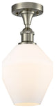 Innovations 516-1C-SN-G651-8 1-Light Semi-Flush Mount, Brushed Satin Nickel