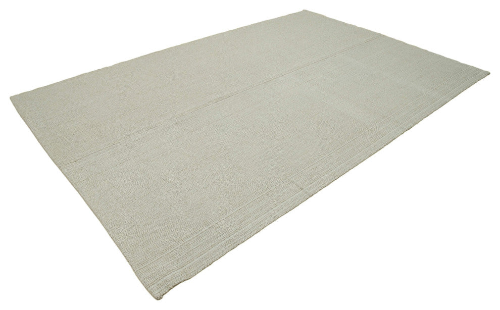 Rug N Carpet - Handmade Turkish 6' 11'' x 10' 8'' Flatweave Wool Kilim Rug