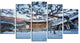 Naesosa Temple in South Korea, Landscape Canvas Art Print, 60"x32", 5 Panels