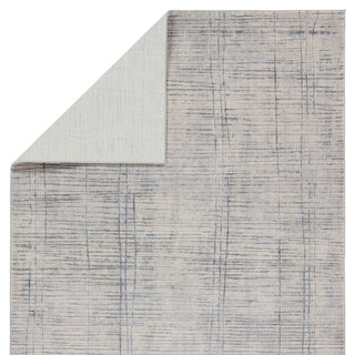 Paolini Striped Cream/ Blue Area Rug 5'3"X8'