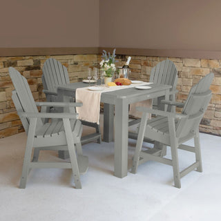 Hamilton 5-Piece Square Counter-Height Dining Set, Harbor Gray