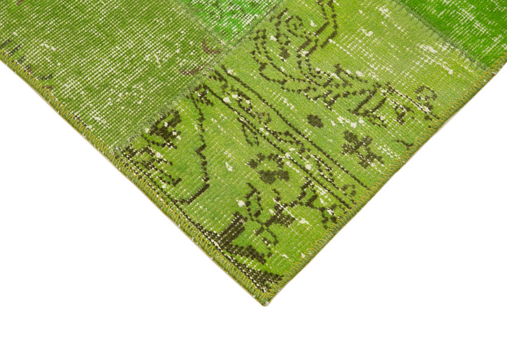 Rug N Carpet - Handwoven Oriental 2' 10" x 10' 0" Boho Patchwork Runner Rug