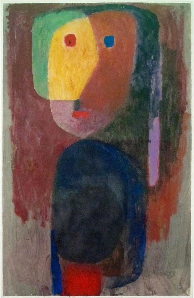 Paul Klee Evening Shows, 18"x27" Wall Decal