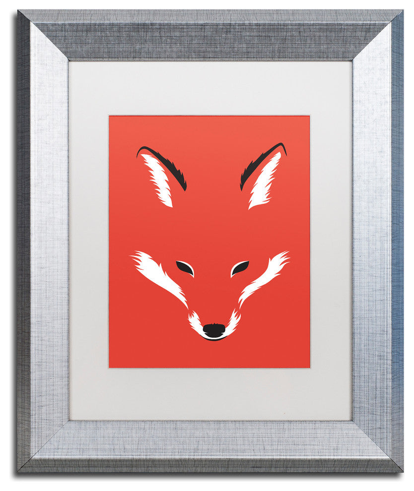 Robert Farkas 'Foxy Shape' Matted Framed Art