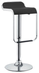 Modern Black LEM Vinyl Bar Stool