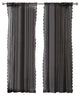 Jacquard Sheer Lace Dotted Curtain Pair