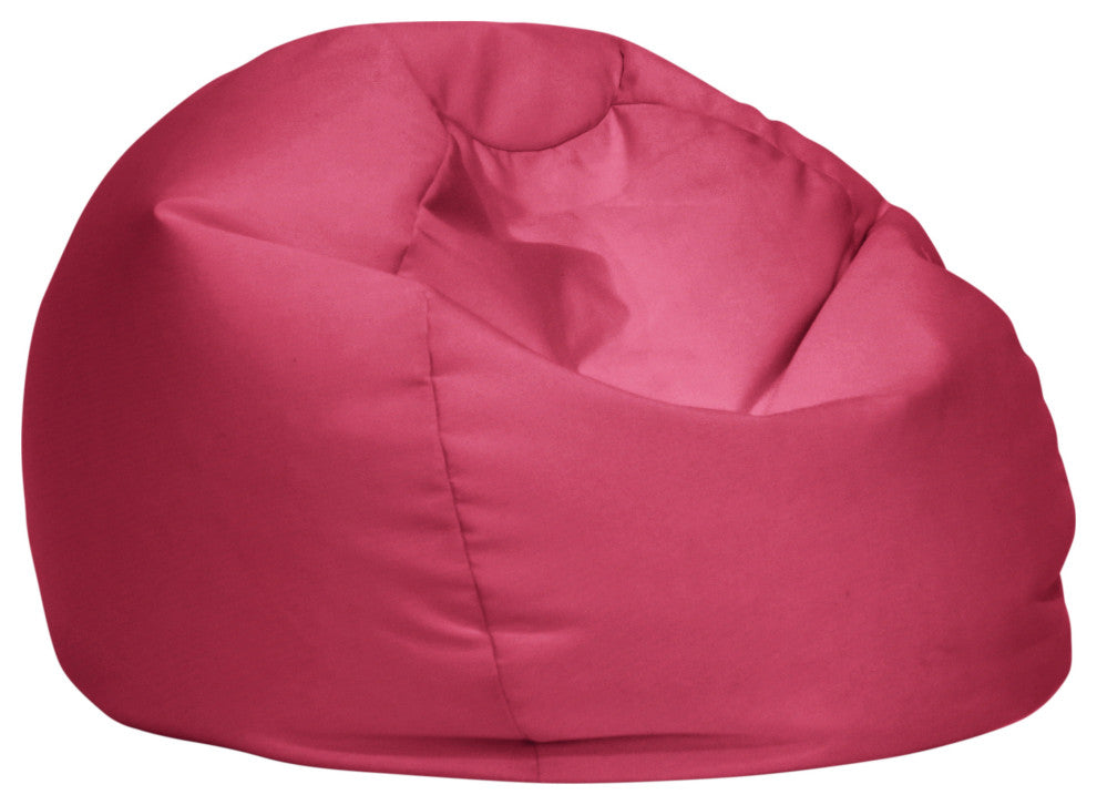 Sunbrella Outdoor Bean Bag, Canvas Hot Pink