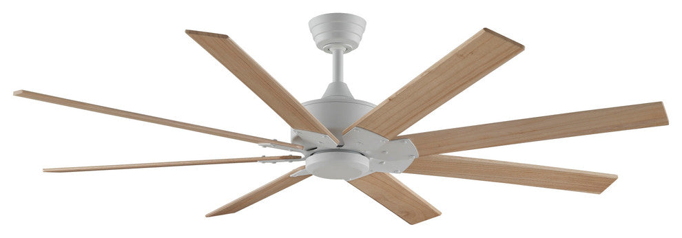 Fanimation Levon Custom-KIT-64 Levon Custom 64" 8 Blade Indoor / - Matte White