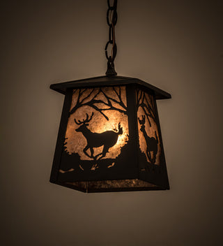 7Sq Deer at Dawn Mini Pendant