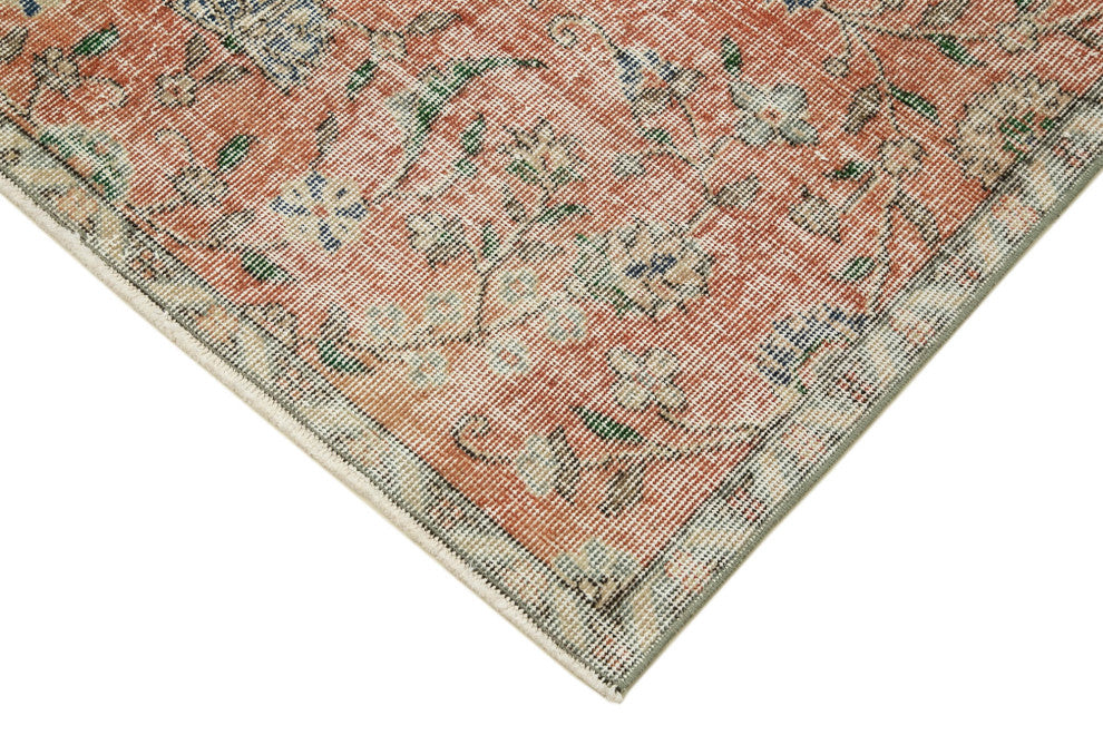 Rug N Carpet - Handmade Anatolian 3' 9" x 7' 1" Antique Small Area Rug