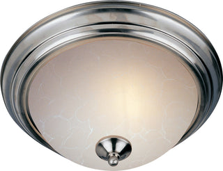 Maxim 5842 Essentials 15"W 3 Light Ceiling Light - Satin Nickel / Ice Glass