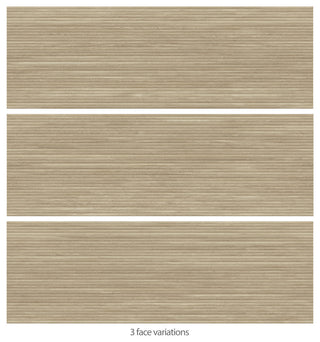 Larchwood Alder Fluted Ceramic Wall Tile